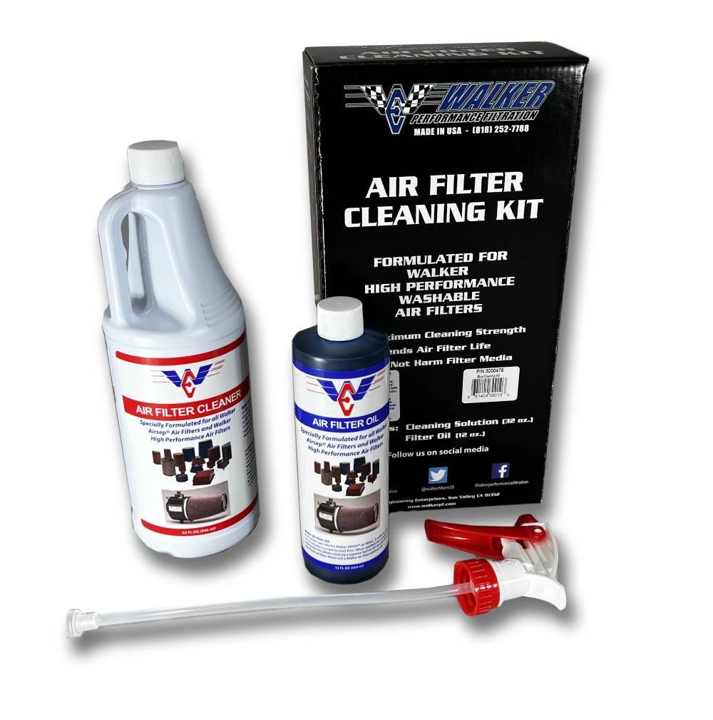 Blue Oiled, Air Filter Cleaning Kit Part 3000475 — Walker